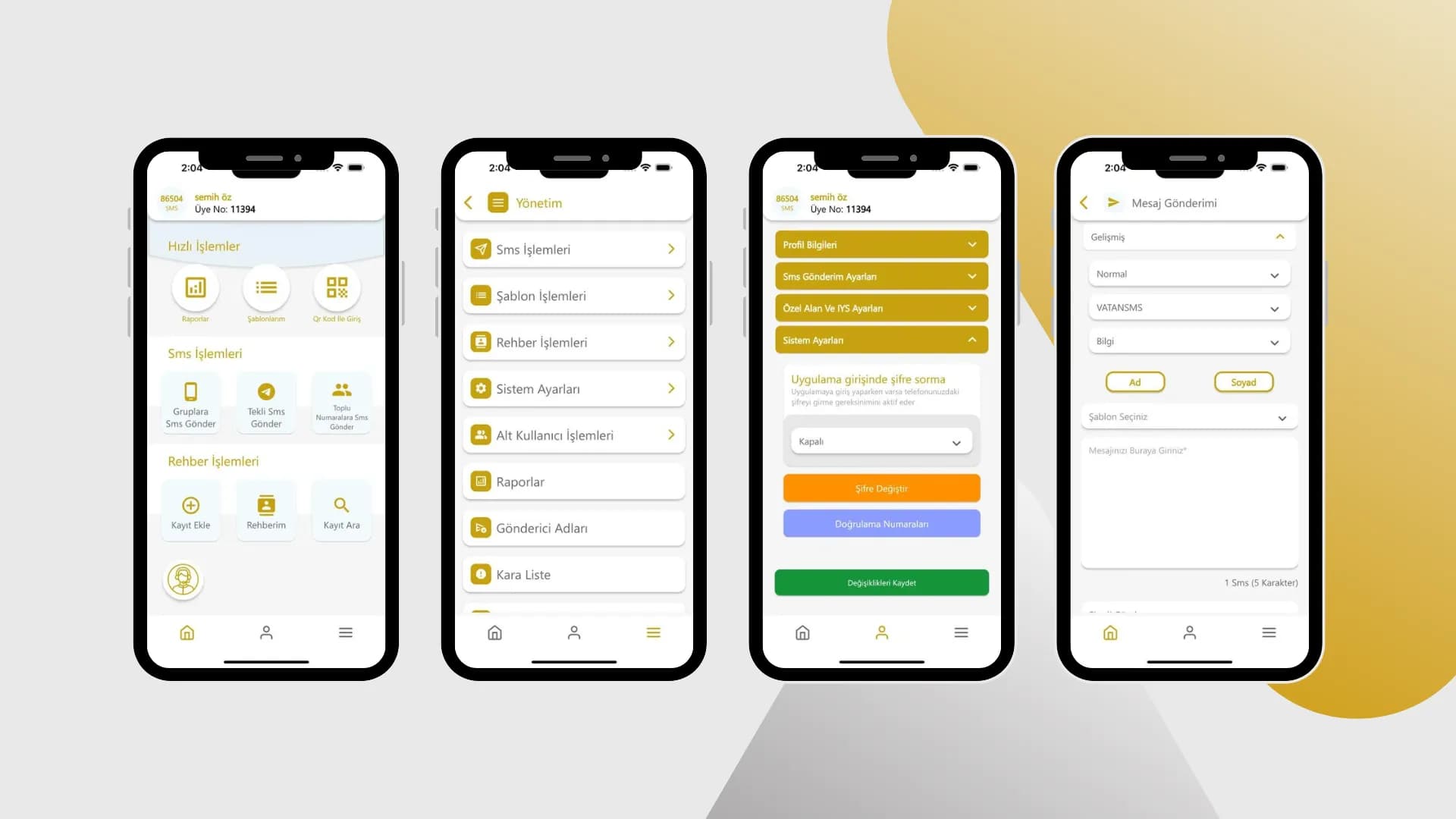 ZorluSMS Başlıklı SMS Sistemi